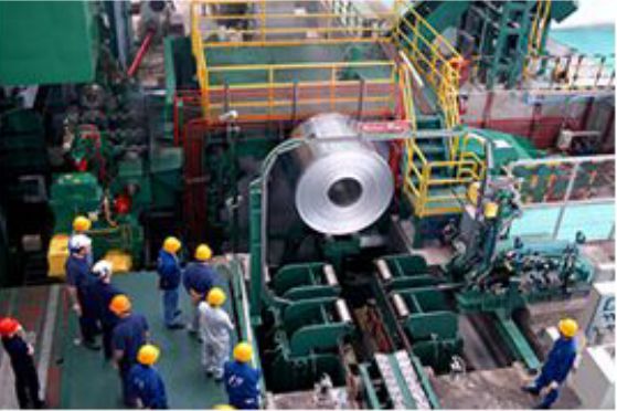 武漢船企客戶組團(tuán)考察明泰鋁業(yè)船用鋁板車間